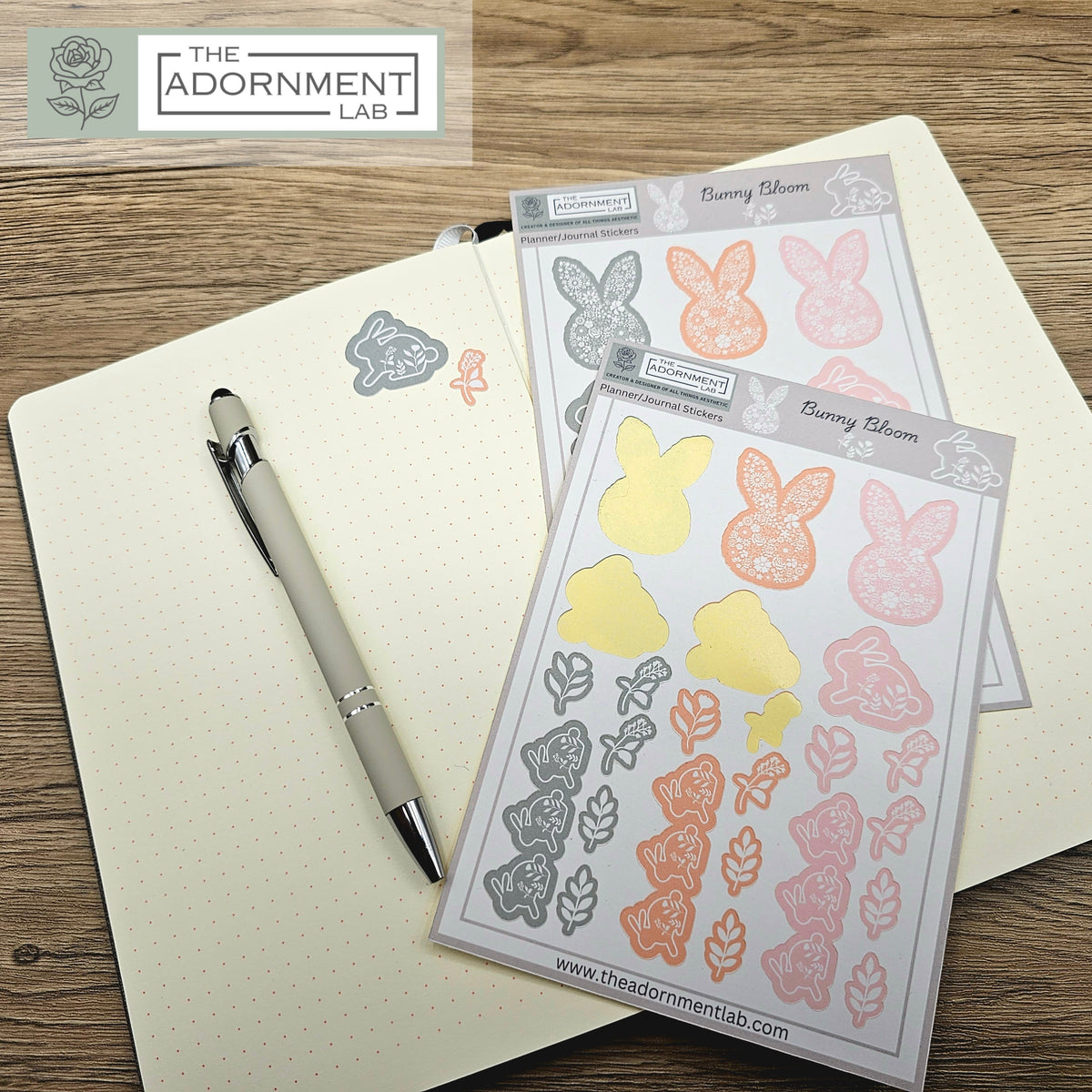 Bunny Bloom Sticker Sheet