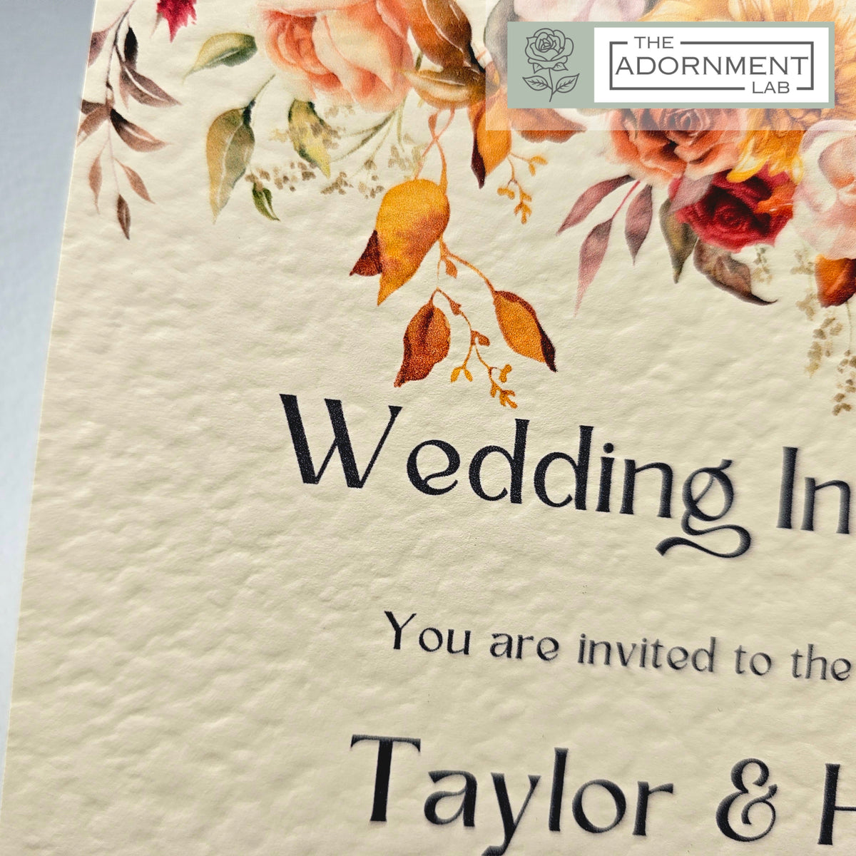 Autumn Fall Flowers Design - Invitations
