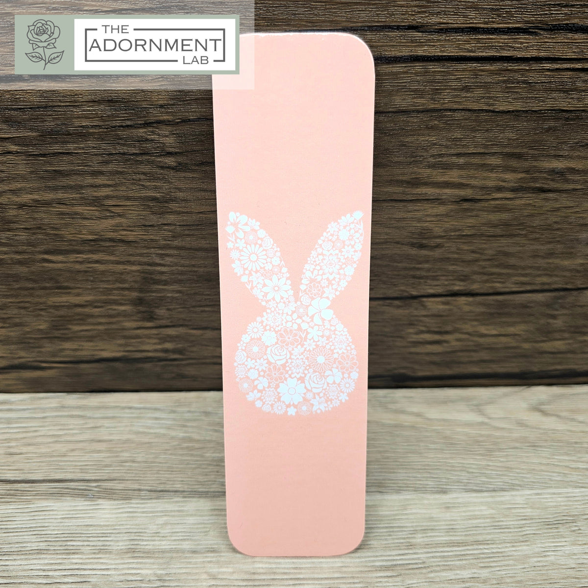 Bunny Bloom - Flat Printed Bookmarks - Peach