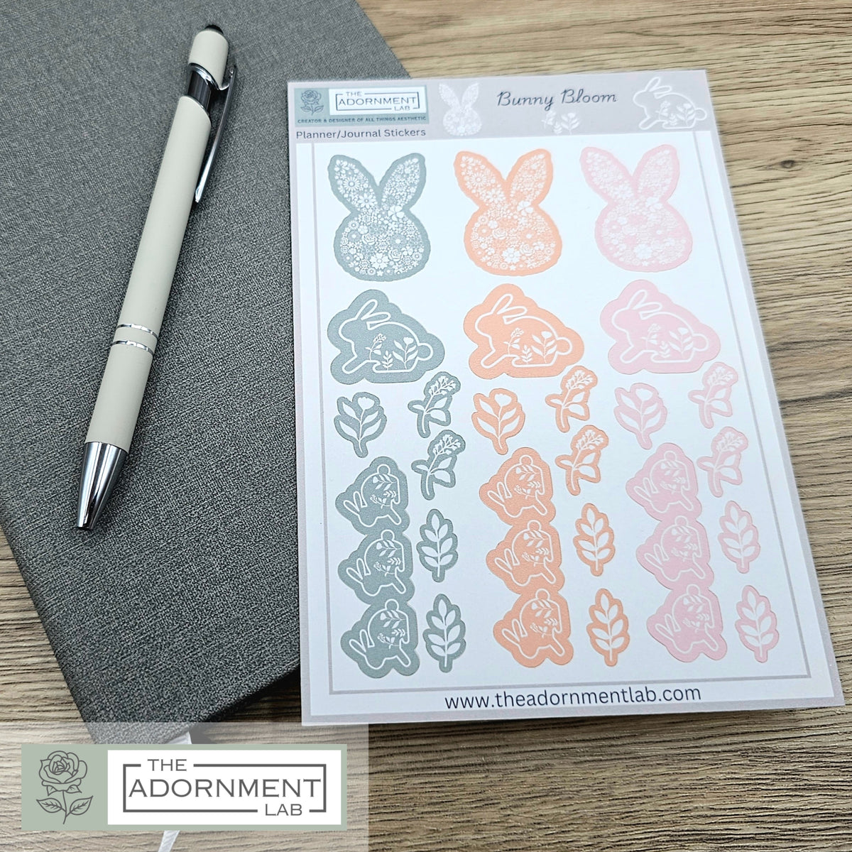 Bunny Bloom Sticker Sheet