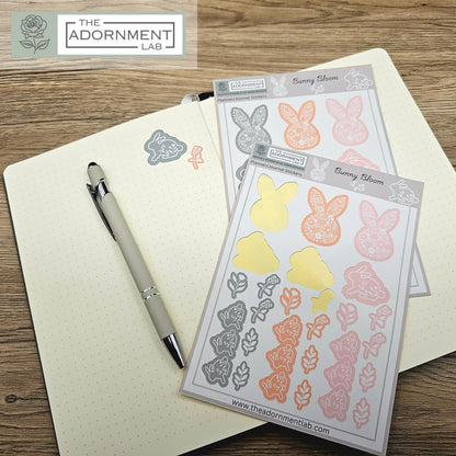Bunny Bloom Sticker Sheet