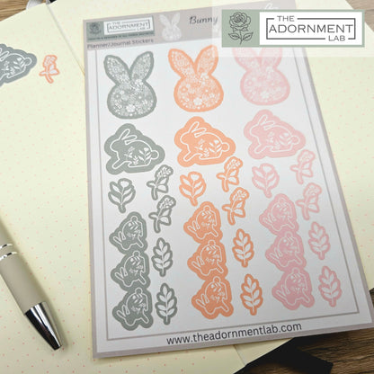 Bunny Bloom Sticker Sheet